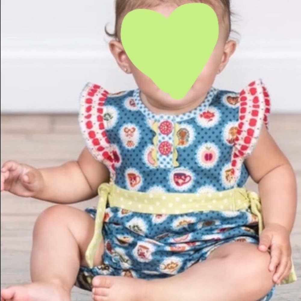 Matilda Jane Teachers Pet Romper 3-6 months